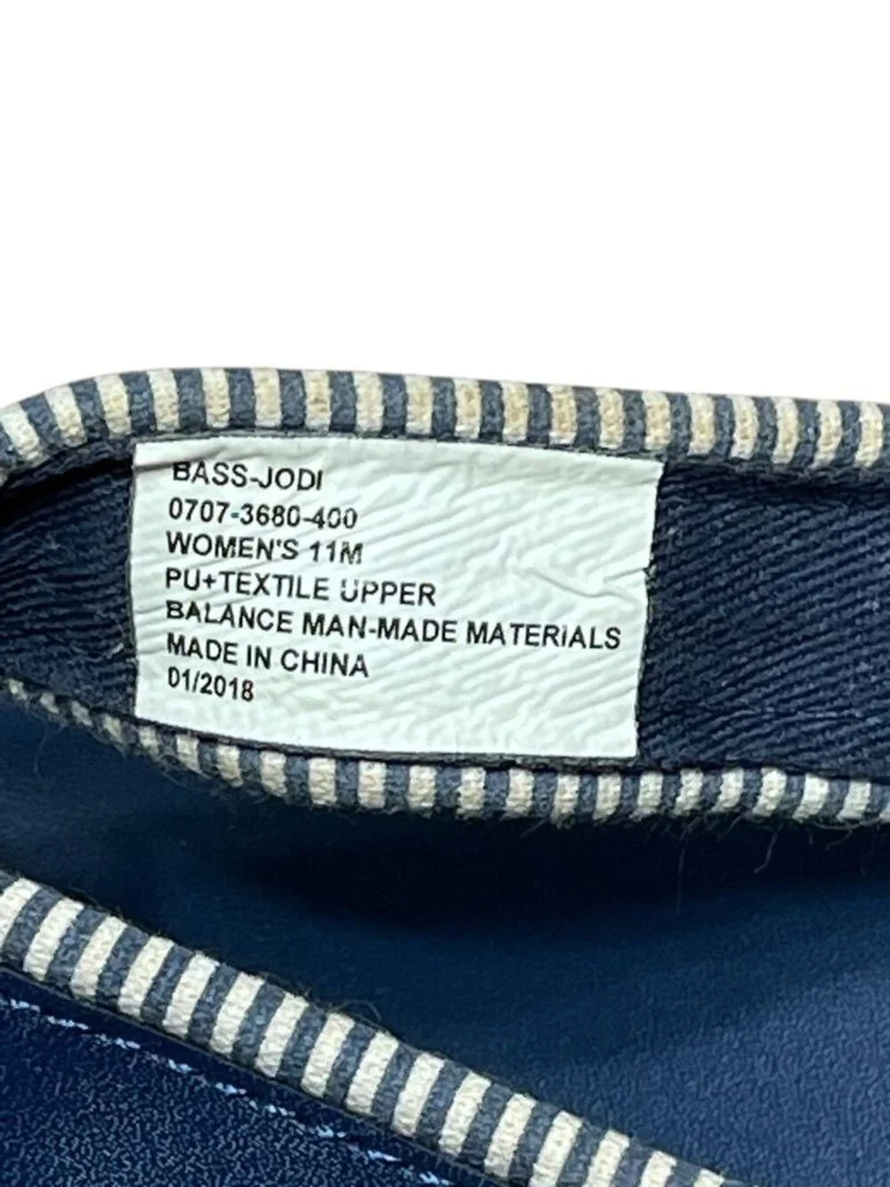 G.H. Bass & Co. Womens Jodi Navy Blue Flip Flop Sandals Size 11M